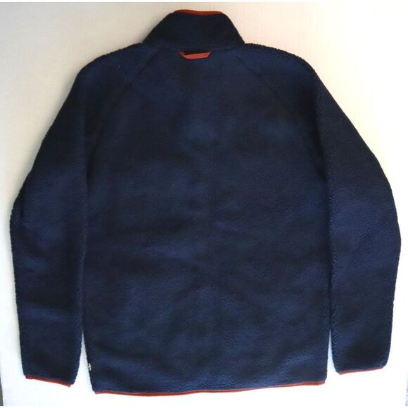 Fjallraven 84158 Men Sz Small Navy Blue Vardag Pile Fleece Full Zip Jackets - Picture 10 of 11